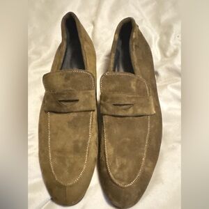 Men's Suede Loafers in Brown